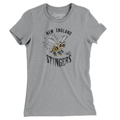 New England Stingers Roller Hockey Women's T-Shirt-Athletic Heather-Allegiant Goods Co. Vintage Sports Apparel