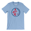 Hartford Bicentennials Soccer Men/Unisex T-Shirt-Baby Blue-Allegiant Goods Co. Vintage Sports Apparel