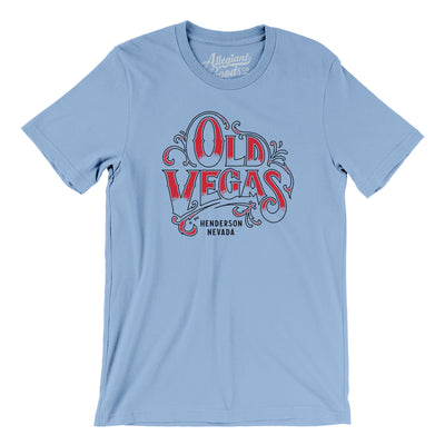 Old Vegas Amusement Park Men/Unisex T-Shirt-Baby Blue-Allegiant Goods Co. Vintage Sports Apparel