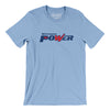 Washington Power Lacrosse Men/Unisex T-Shirt-Baby Blue-Allegiant Goods Co. Vintage Sports Apparel