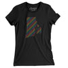 Rhode Island Pride State Women's T-Shirt-Black-Allegiant Goods Co. Vintage Sports Apparel