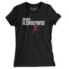 Miami Floridians Basketball Women's T-Shirt-Black-Allegiant Goods Co. Vintage Sports Apparel
