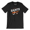 New York Saints Men/Unisex T-Shirt-Black-Allegiant Goods Co. Vintage Sports Apparel