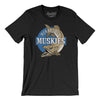 Minnesota Muskies Basketball Men/Unisex T-Shirt-Black-Allegiant Goods Co. Vintage Sports Apparel