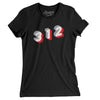 Chicago 312 Area Code Women's T-Shirt-Black-Allegiant Goods Co. Vintage Sports Apparel