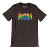 New Orleans Louisiana Pride Men/Unisex T-Shirt-Brown-Allegiant Goods Co. Vintage Sports Apparel