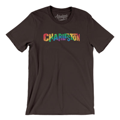 Charleston South Carolina Pride Men/Unisex T-Shirt-Brown-Allegiant Goods Co. Vintage Sports Apparel