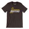 Binghamton Dusters Hockey Men/Unisex T-Shirt-Brown-Allegiant Goods Co. Vintage Sports Apparel