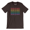 South Carolina Pride Men/Unisex T-Shirt-Chocolate/Brown-Allegiant Goods Co. Vintage Sports Apparel