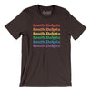 South Dakota Pride Men/Unisex T-Shirt-Chocolate/Brown-Allegiant Goods Co. Vintage Sports Apparel
