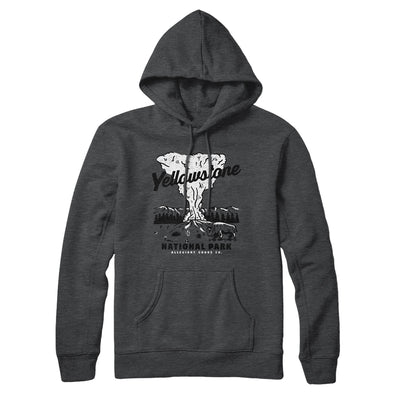 Yellowstone National Park Old Faithful Hoodie-Deep Heather-Allegiant Goods Co. Vintage Sports Apparel