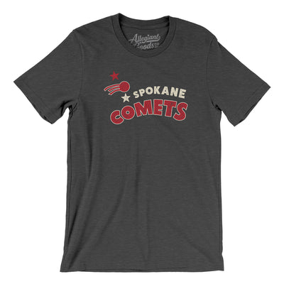 Spokane Comets Hockey Men/Unisex T-Shirt-Dark Grey-Allegiant Goods Co. Vintage Sports Apparel