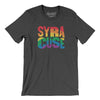 Syracuse New York Pride Men/Unisex T-Shirt-Dark Grey Heather-Allegiant Goods Co. Vintage Sports Apparel