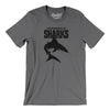 Jacksonville Sharks Football Men/Unisex T-Shirt-Deep Heather-Allegiant Goods Co. Vintage Sports Apparel