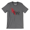 Fort Worth Fire Hockey Men/Unisex T-Shirt-Deep Heather-Allegiant Goods Co. Vintage Sports Apparel