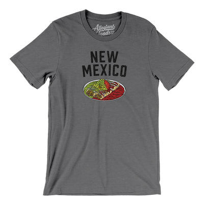 New Mexico Christmas Enchiladas Men/Unisex T-Shirt-Deep Heather-Allegiant Goods Co. Vintage Sports Apparel