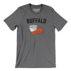 Buffalo Chicken Wings Men/Unisex T-Shirt-Deep Heather-Allegiant Goods Co. Vintage Sports Apparel