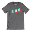 Miami 305 Area Code Men/Unisex T-Shirt-Deep Heather-Allegiant Goods Co. Vintage Sports Apparel