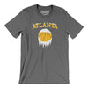 Atlanta Basketball Ice Men/Unisex T-Shirt-Deep Heather-Allegiant Goods Co. Vintage Sports Apparel