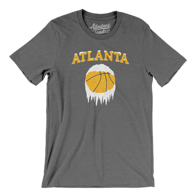 Atlanta Basketball Ice Men/Unisex T-Shirt-Deep Heather-Allegiant Goods Co. Vintage Sports Apparel