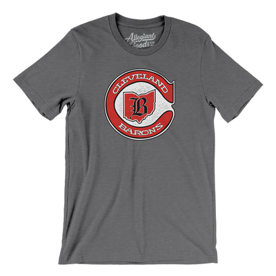 Cleveland Barons Hockey Men/Unisex T-Shirt-Deep Heather-Allegiant Goods Co. Vintage Sports Apparel