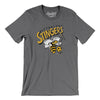Pittsburgh Stingers Soccer Men/Unisex T-Shirt-Deep Heather-Allegiant Goods Co. Vintage Sports Apparel