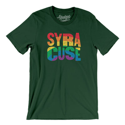 Syracuse New York Pride Men/Unisex T-Shirt-Forest-Allegiant Goods Co. Vintage Sports Apparel