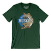 Minnesota Muskies Basketball Men/Unisex T-Shirt-Forest-Allegiant Goods Co. Vintage Sports Apparel