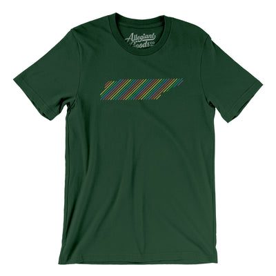 Tennessee Pride State Men/Unisex T-Shirt-Forest-Allegiant Goods Co. Vintage Sports Apparel