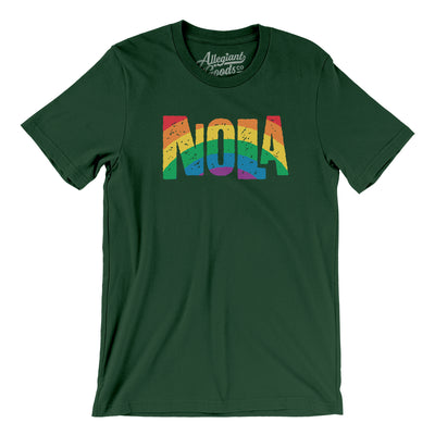 New Orleans Louisiana Pride Men/Unisex T-Shirt-Forest-Allegiant Goods Co. Vintage Sports Apparel