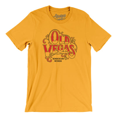 Old Vegas Amusement Park Men/Unisex T-Shirt-Gold-Allegiant Goods Co. Vintage Sports Apparel