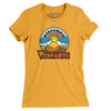 Billings Volcanos Basketball Women's T-Shirt-Gold-Allegiant Goods Co. Vintage Sports Apparel