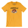 Louisville Hot Brown Men/Unisex T-Shirt-Gold-Allegiant Goods Co. Vintage Sports Apparel