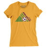 Denver Avalanche Soccer Women's T-Shirt-Gold-Allegiant Goods Co. Vintage Sports Apparel