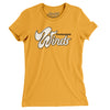 Chicago Winds Football Women's T-Shirt-Gold-Allegiant Goods Co. Vintage Sports Apparel