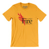 Fort Worth Fire Hockey Men/Unisex T-Shirt-Gold-Allegiant Goods Co. Vintage Sports Apparel