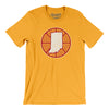 Indiana Basketball Men/Unisex T-Shirt-Gold-Allegiant Goods Co. Vintage Sports Apparel