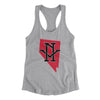 Nevada Home State Women's Racerback Tank-90/10 Heather Gray-Allegiant Goods Co. Vintage Sports Apparel