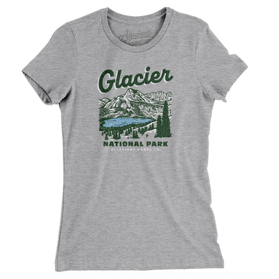Glacier National Park Women's T-Shirt-Allegiant Goods Co. Vintage Sports Apparel