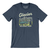 Glacier National Park Men/Unisex T-Shirt-Heather Midnight Navy-Allegiant Goods Co. Vintage Sports Apparel
