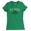 St Paul Minnesota St Patrick's Day Women's T-Shirt-Kelly-Allegiant Goods Co. Vintage Sports Apparel