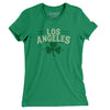 Los Angeles California St Patrick's Day Women's T-Shirt-Kelly-Allegiant Goods Co. Vintage Sports Apparel