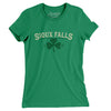 Sioux Falls South Dakota St Patrick's Day Women's T-Shirt-Kelly-Allegiant Goods Co. Vintage Sports Apparel