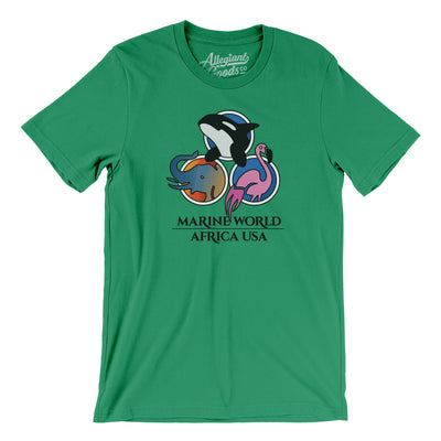Marine World/ Africa USA Amusement Park Men/Unisex T-Shirt-Kelly-Allegiant Goods Co. Vintage Sports Apparel