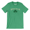 Sioux Falls South Dakota St Patrick's Day Men/Unisex T-Shirt-Heather Kelly-Allegiant Goods Co. Vintage Sports Apparel
