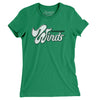 Chicago Winds Football Women's T-Shirt-Kelly-Allegiant Goods Co. Vintage Sports Apparel