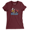 El Paso Buzzards Hockey Women's T-Shirt-Maroon-Allegiant Goods Co. Vintage Sports Apparel