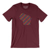 Wisconsin Pride State Men/Unisex T-Shirt-Maroon-Allegiant Goods Co. Vintage Sports Apparel