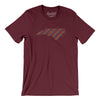 North Carolina Pride State Men/Unisex T-Shirt-Maroon-Allegiant Goods Co. Vintage Sports Apparel