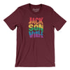 Jacksonville Florida Pride Men/Unisex T-Shirt-Maroon-Allegiant Goods Co. Vintage Sports Apparel